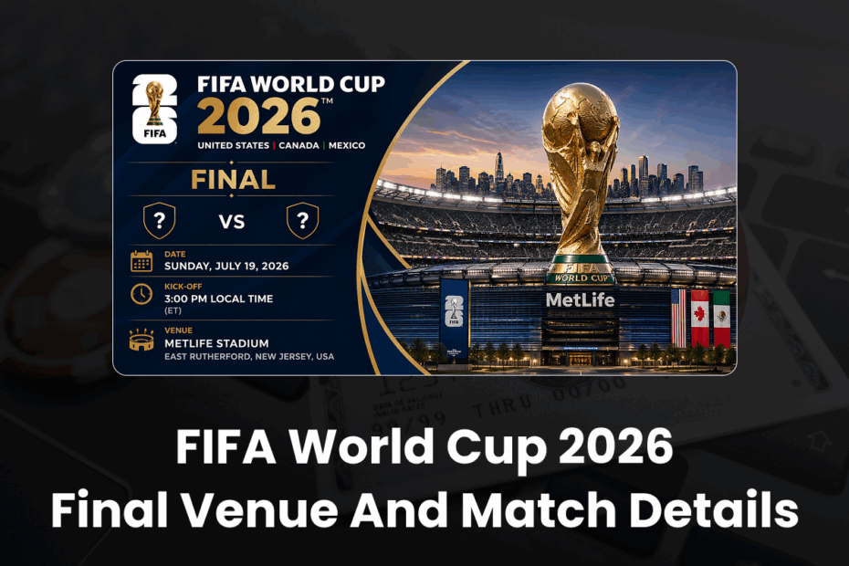 FIFA World Cup 2026 Final Venue and Match Details