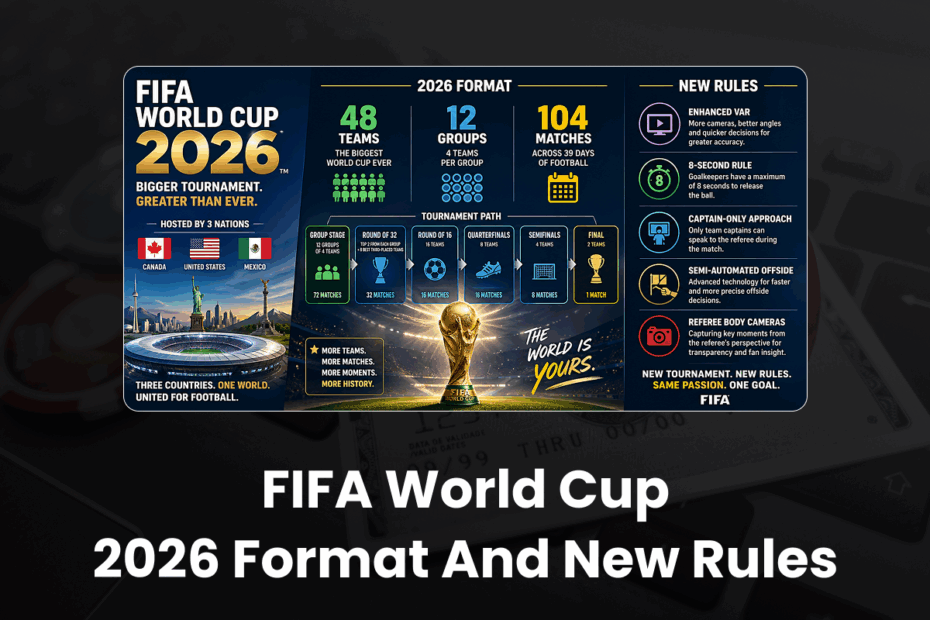 FIFA World Cup 2026 Format and New Rules