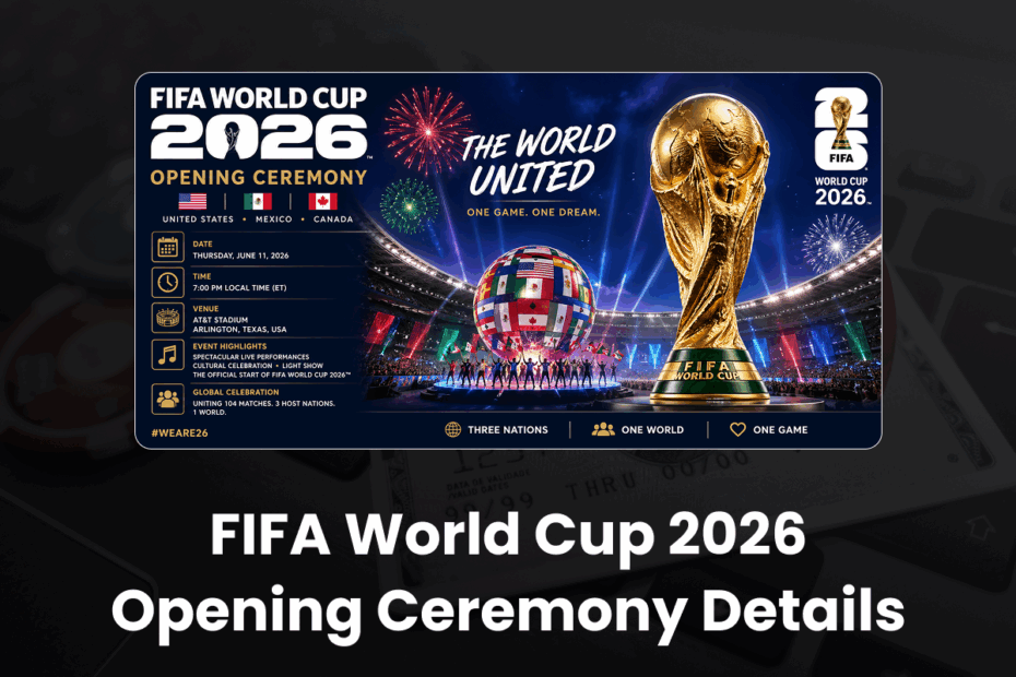 FIFA World Cup 2026 Opening Ceremony Details