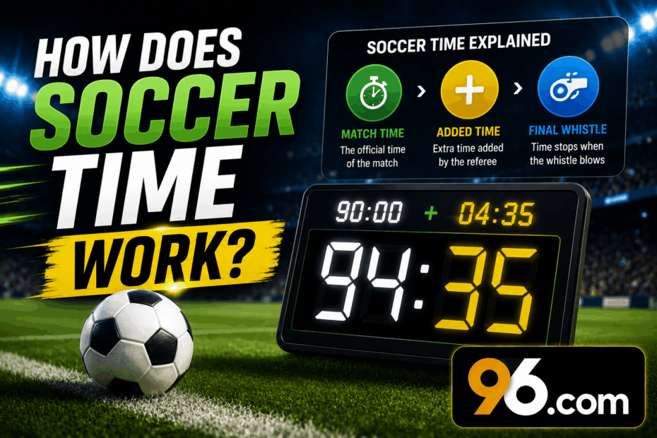 How Does Soccer Time Work - about96.com | Sports How Does Soccer Time Work?