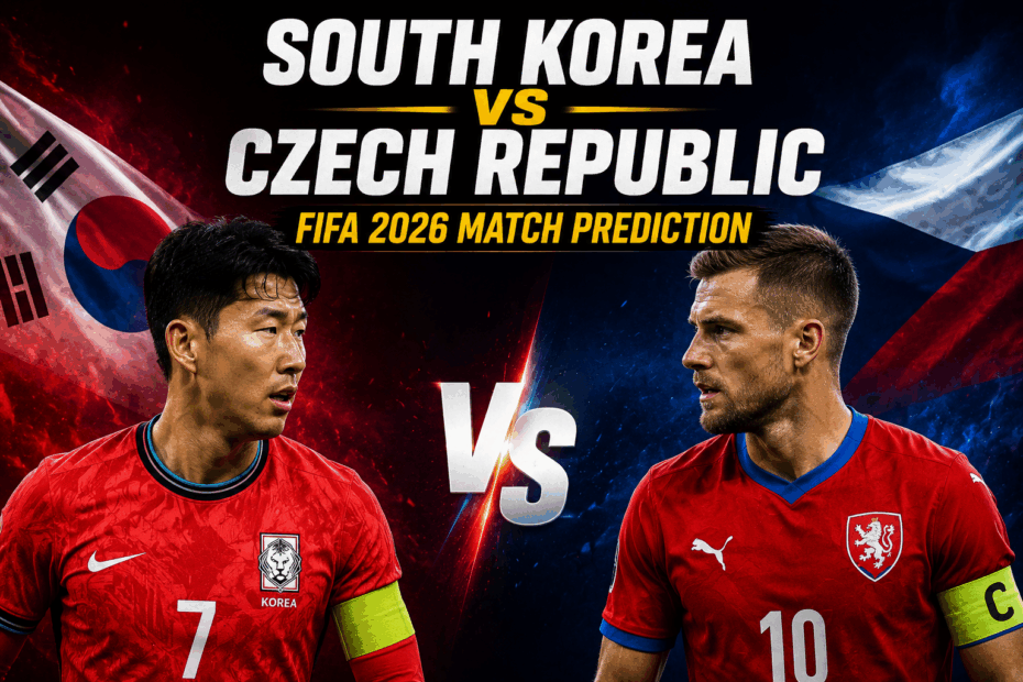 South Korea vs Czech Republic FIFA 2026 Match Prediction