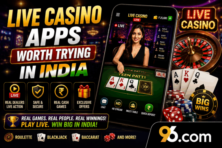 Live Casino Apps Worth Trying in India - about96.com | Sports Live Casino Apps Worth Trying in India