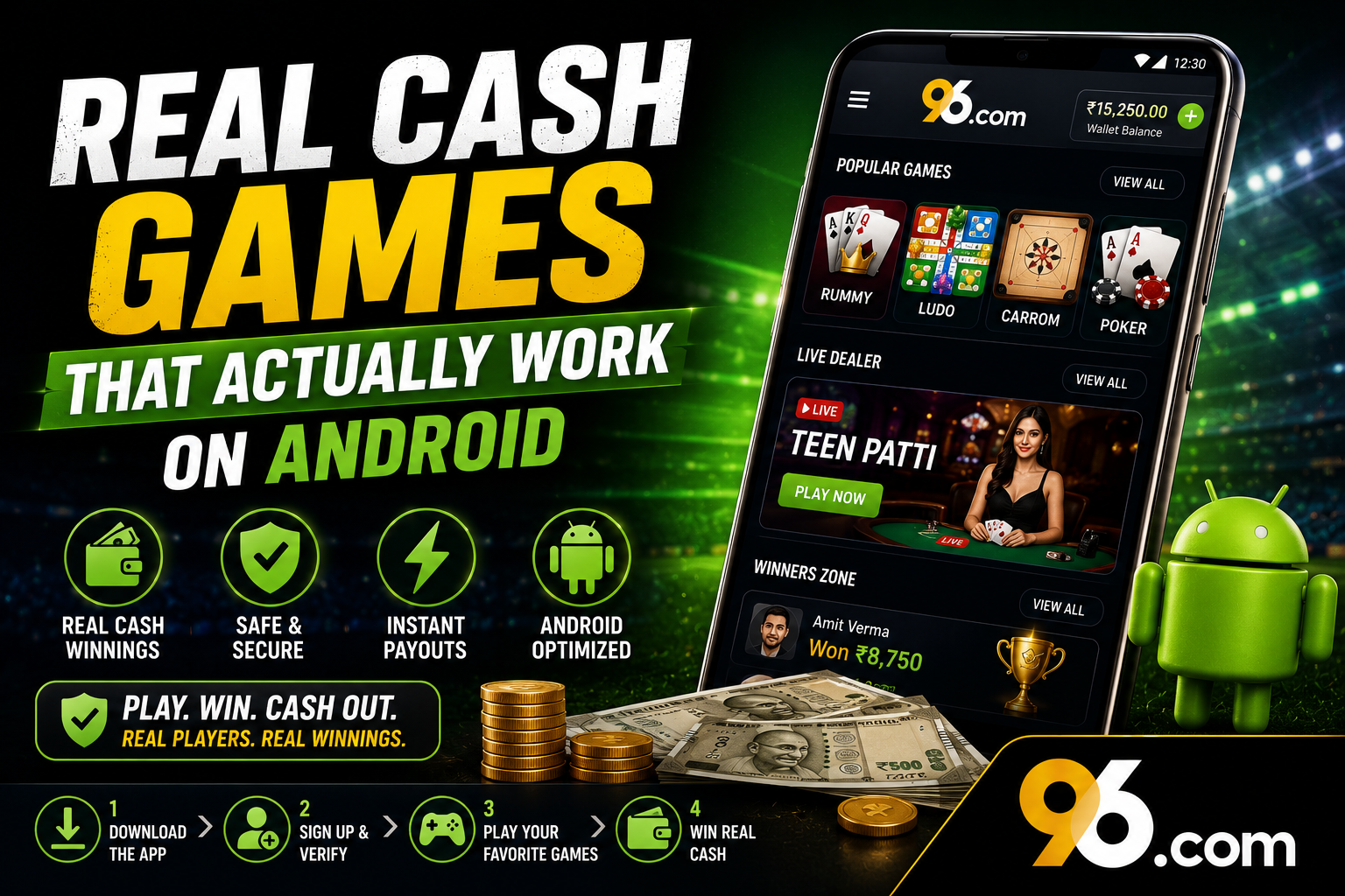 Real Cash Games That Actually Work on Android - about96.com | Sports Real Cash Games That Actually Work on Android