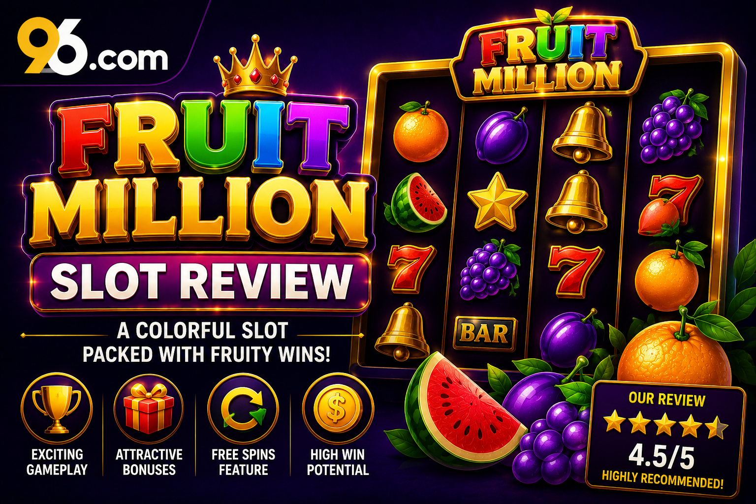 Fruit Million Slot Review: Gameplay and Bonus Features
